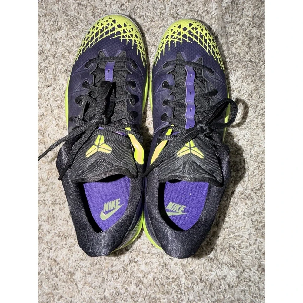 Nike Kobe Venomenon 4 Zoom Glow in the Dark Purple Yellow Volt Sz 13 635578-500